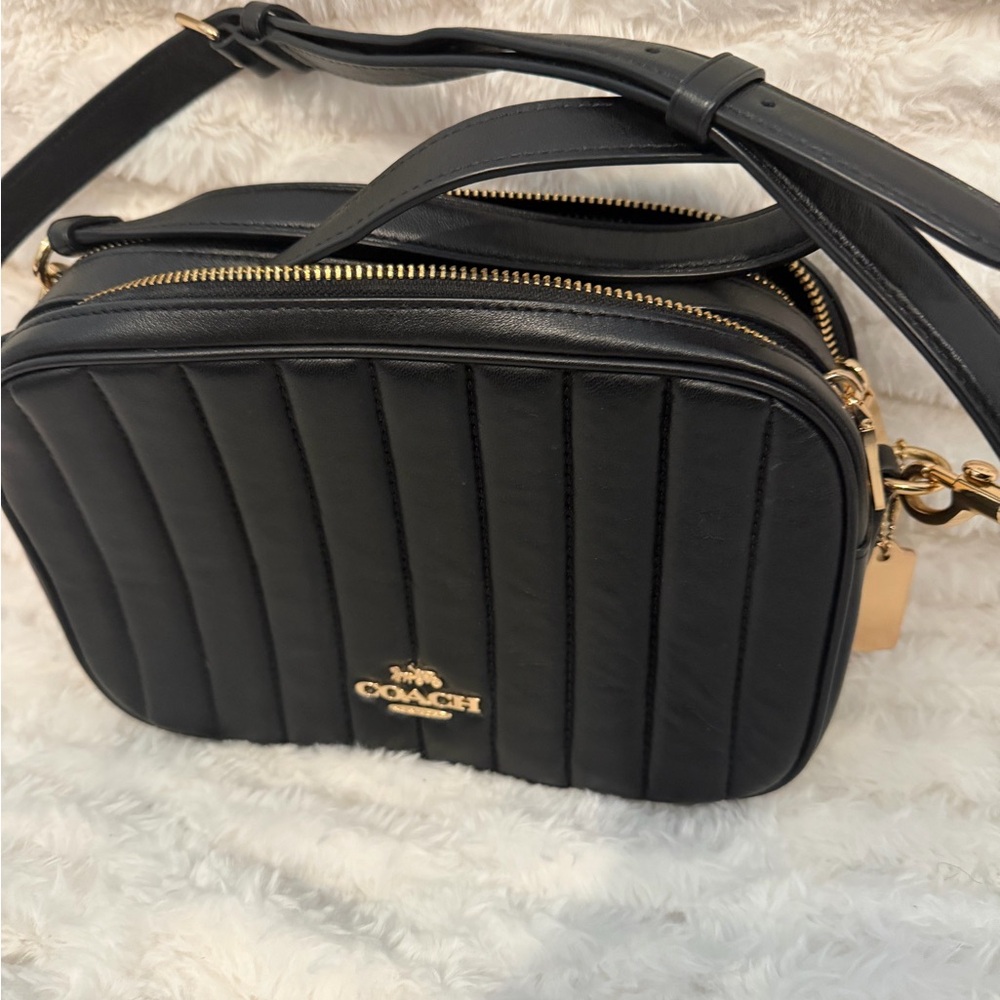 Coach Black Jes Quilted Crossbody Bag - Picture 2 of 14